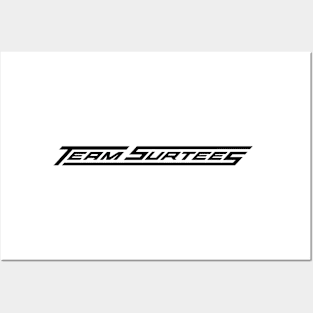 Surtees Formula One Team 1970-78 F1 logo - black Posters and Art